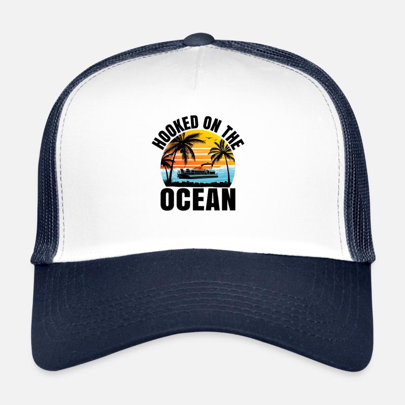 Pédalo Hooked On The Ocean Casquette trucker 