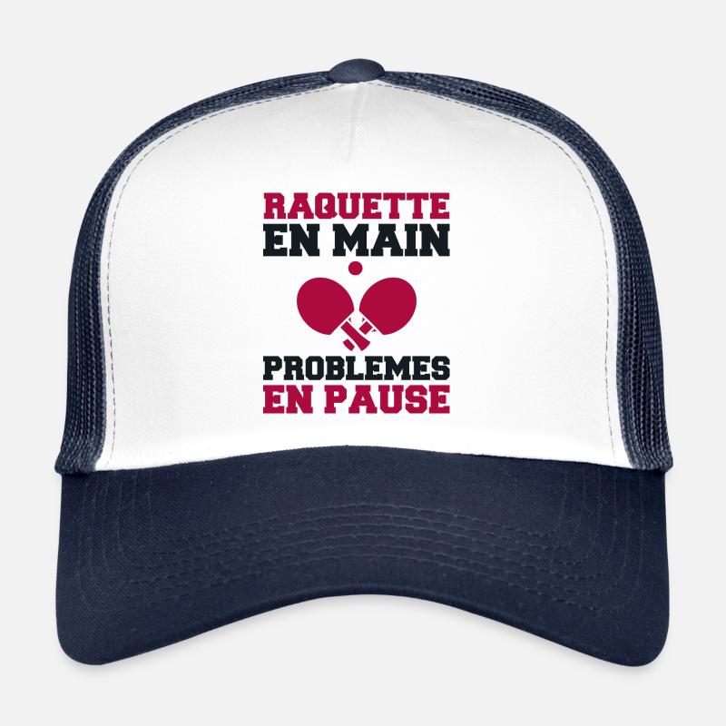 Racket in hand Ping Pong ping pong ping pong Trucker Cap