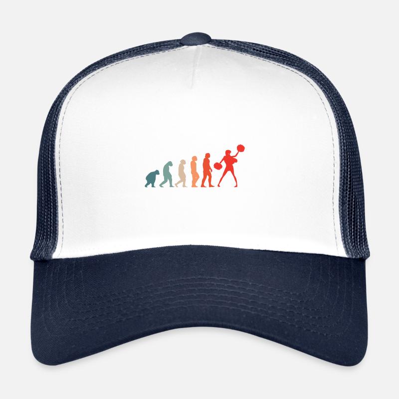 Retro Graphic Cheer Cheerleading Cheerleader Gymna Trucker Cap