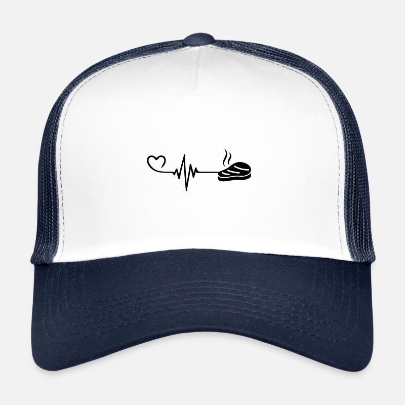 Steak Herzschlag Puls Trucker Cap