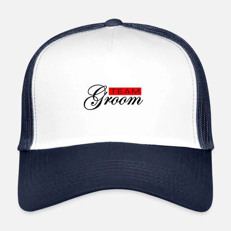 Équipe Groom Mariage Casquette trucker 