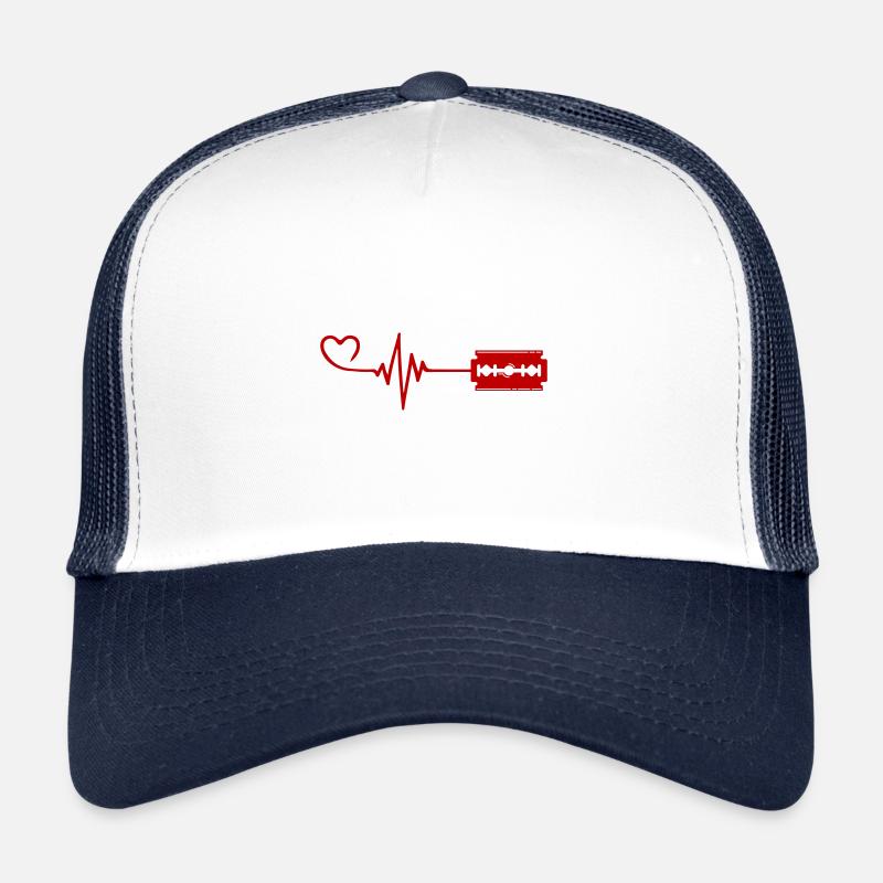 Razor Blade Pulse Heart Love Casquette trucker 