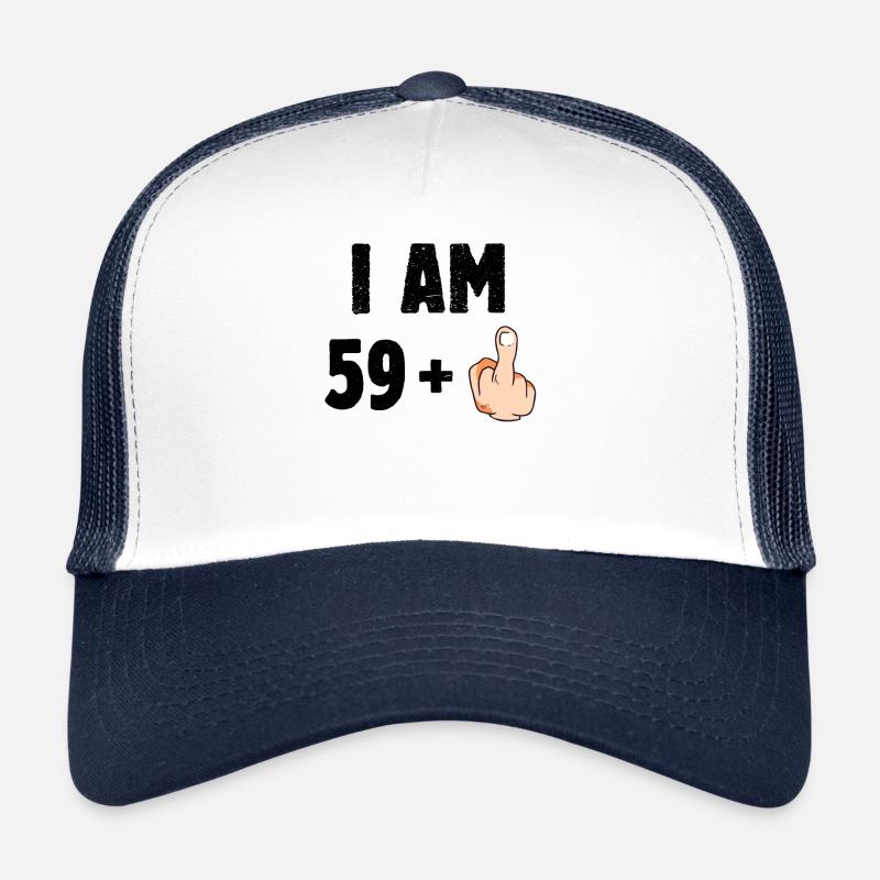 I am 59 plus one Casquette trucker 