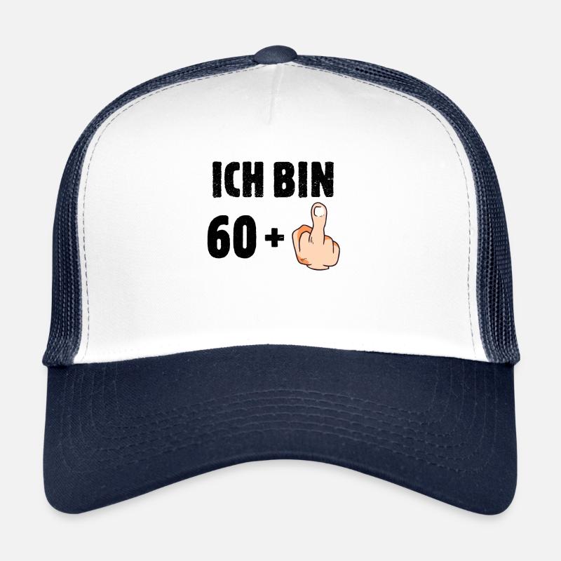 Ich bin 60 plus eins Trucker Cap