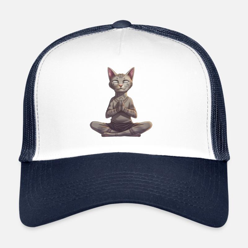 Chat Yogi Casquette trucker 
