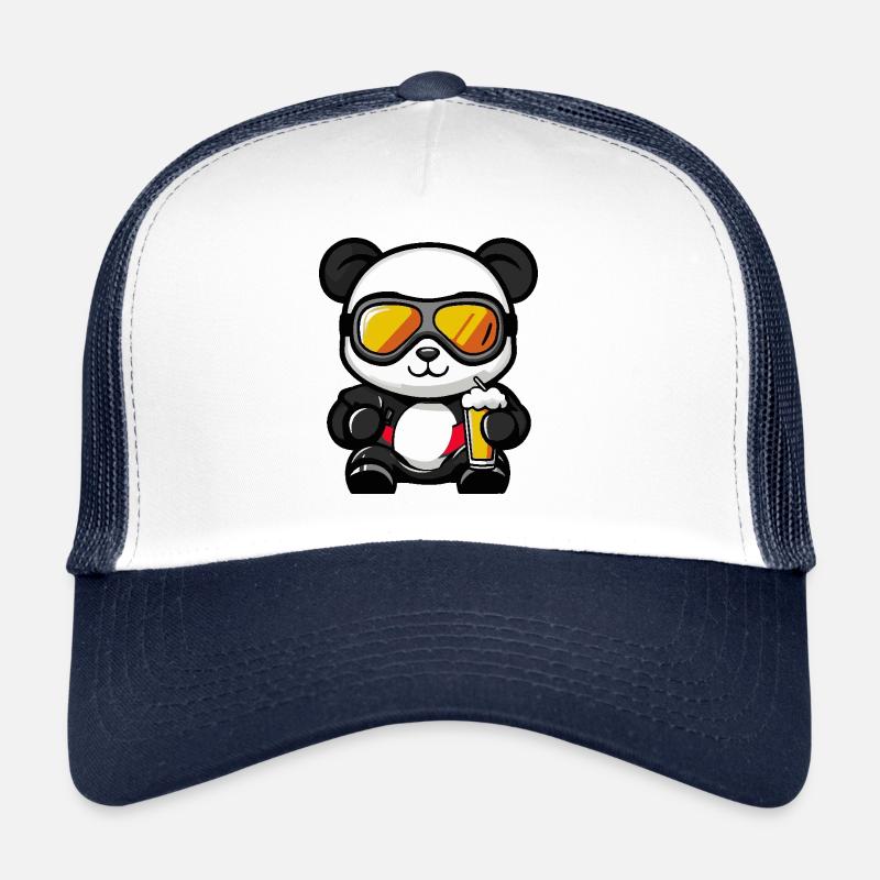 Bière d’après-ski Panda Casquette trucker 