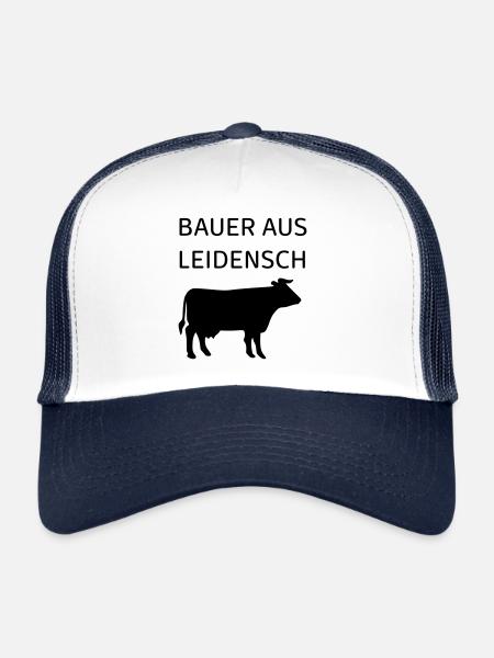Farmer by passion - Trucker Cap - white/navy