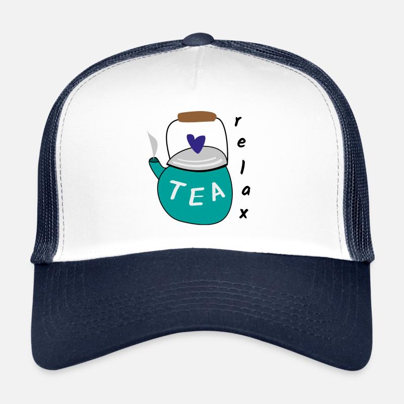 Tea Relax Hygge Relaxation Casquette trucker 