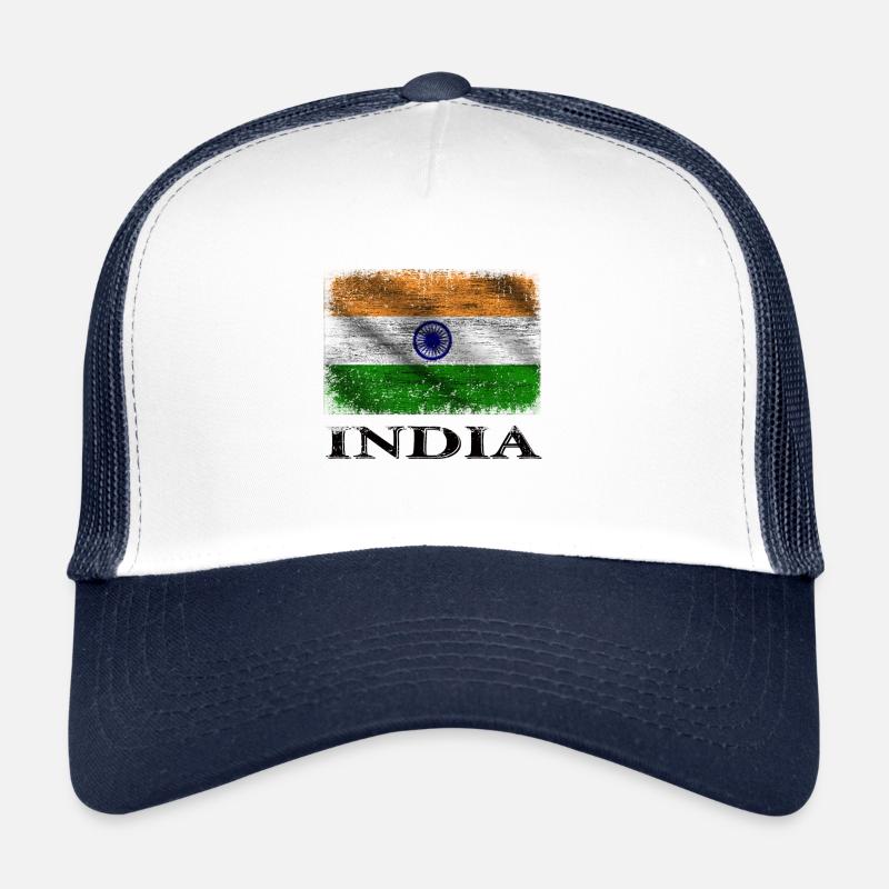 Drapeau de l'Inde, Inde Casquette trucker 