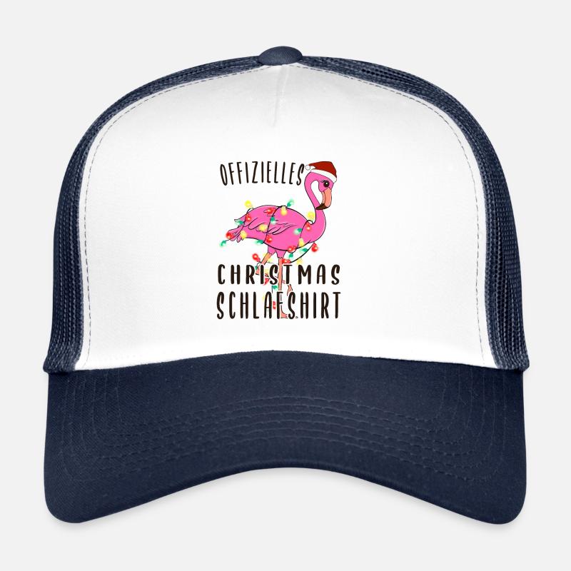Flamingo Chemise de nuit de Noël Casquette trucker 