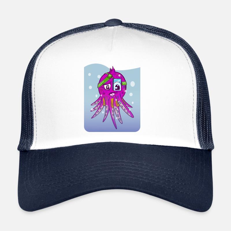 Mignon poulpe rose Casquette trucker 