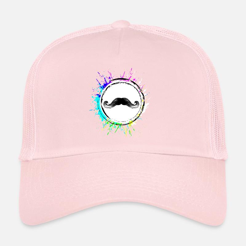 Symbole de la moustache Casquette trucker 