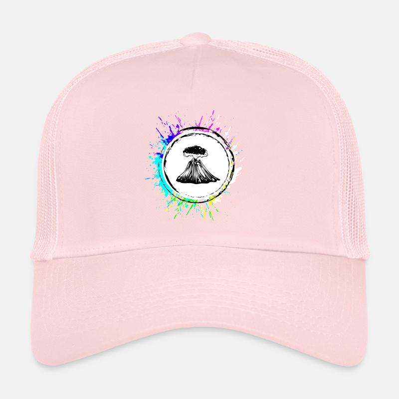 Icône de volcan Casquette trucker 