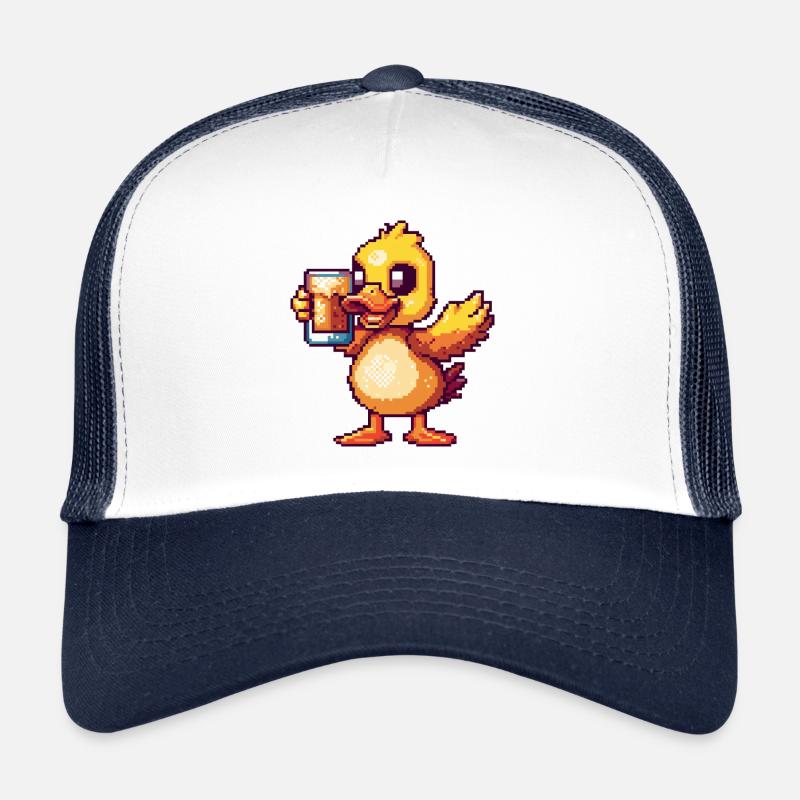Bière de canard Pixel Casquette trucker 