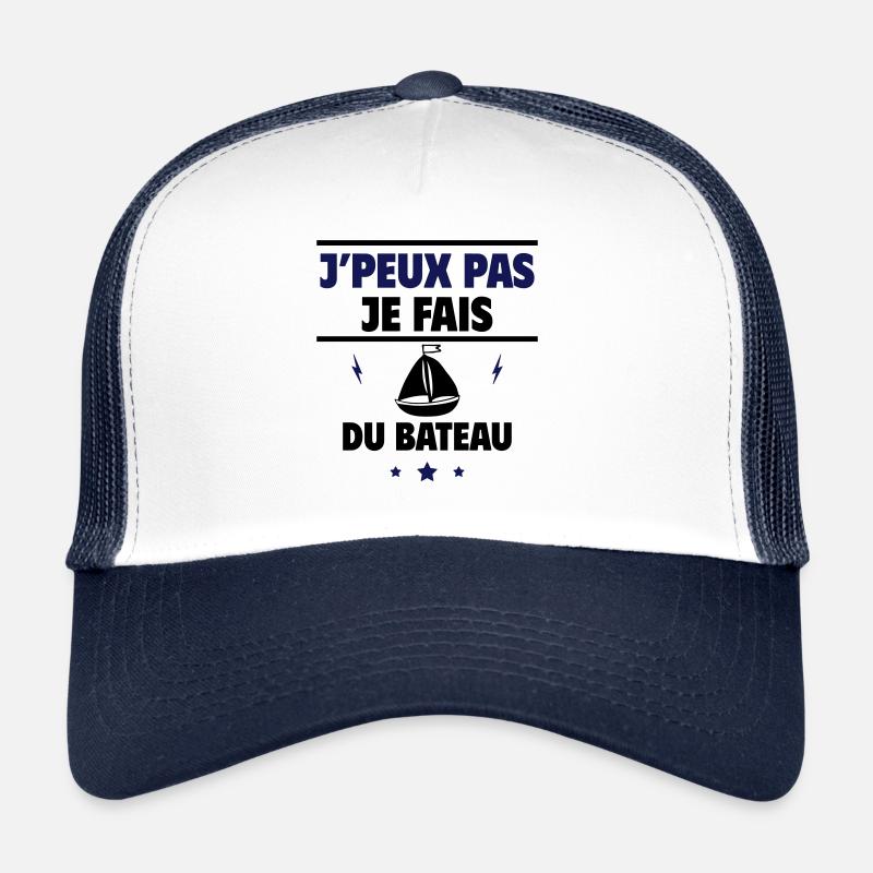 je fais du bateau,capitaine,voilier Casquette trucker 