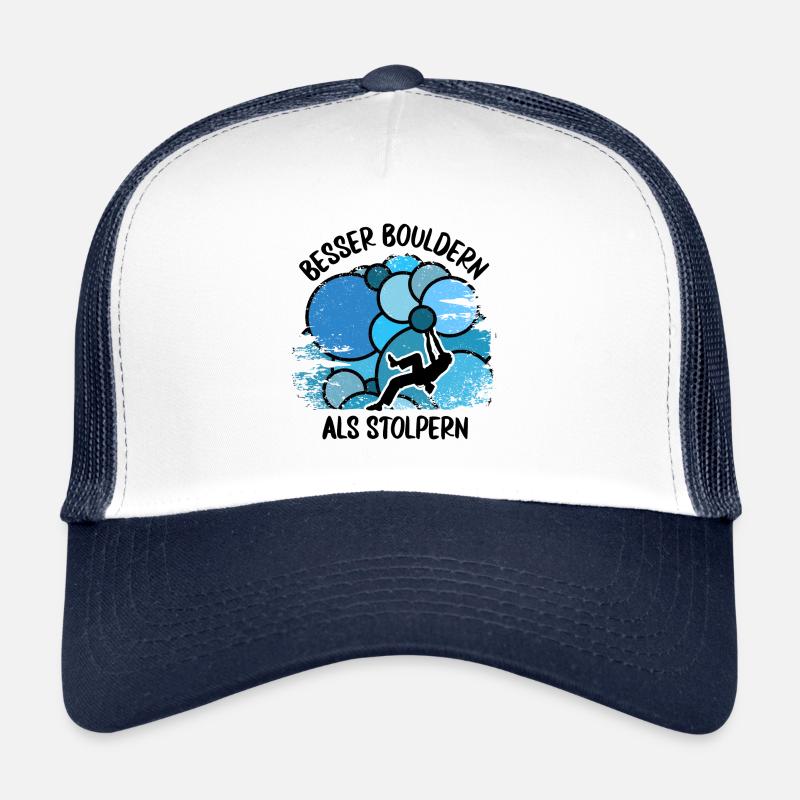 Vintage Bouldern Boulderer Klettern Kletterer Trucker Cap