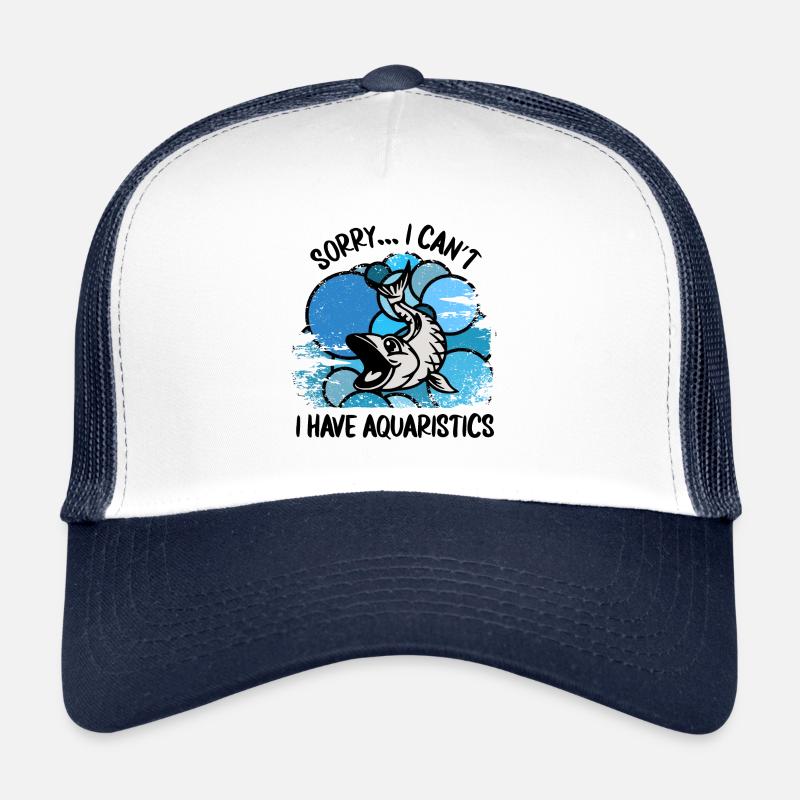Aquarium Aquarists Fish Ornamental fish Aquaristics Trucker Cap