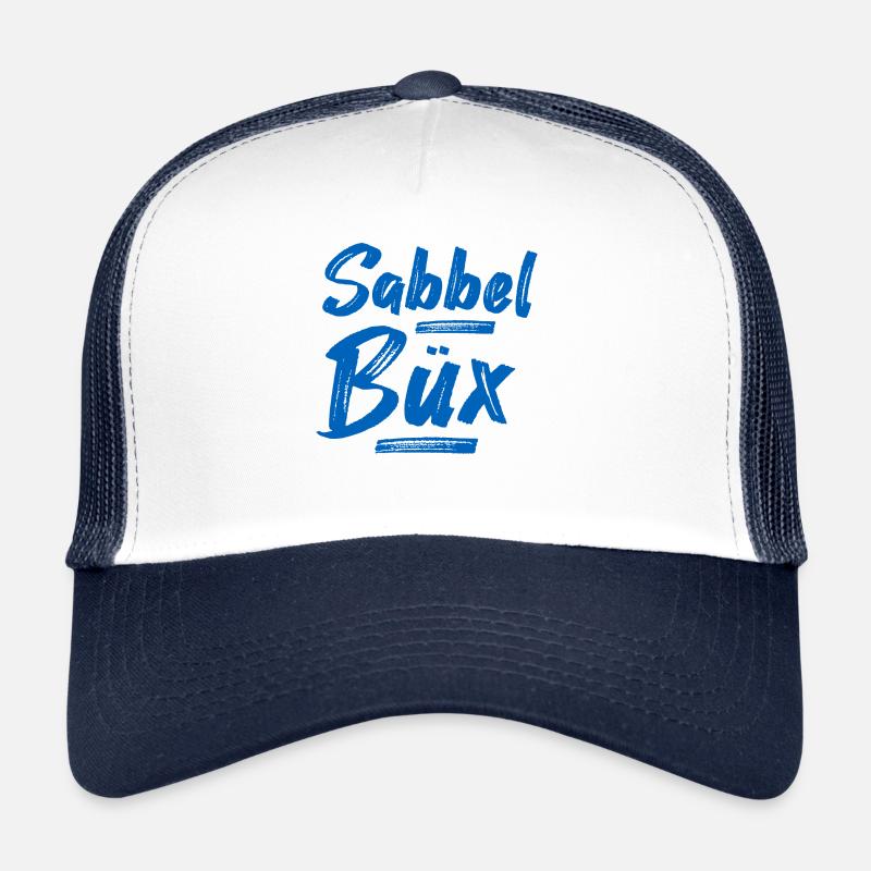 Sabbelbüx Plattdeutsch blau Trucker Cap