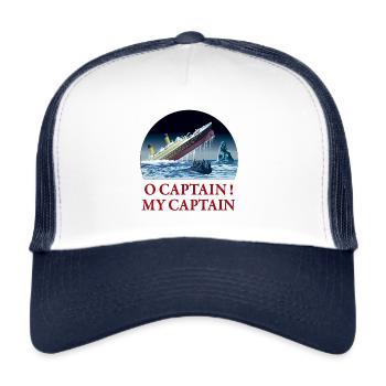 Titanic - Trucker Cap - Weiß/Navy - Vorne