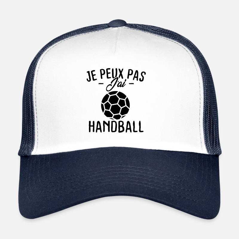Je peux pas j'ai Handball Casquette trucker 