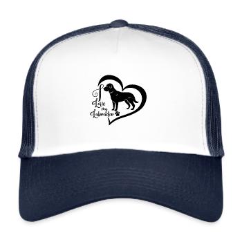 Labrador - Trucker Cap - Weiß/Navy - Vorne