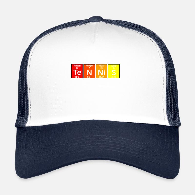 tennis - Trucker Cap - white/navy