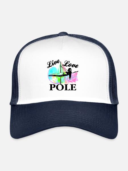 Pole Dance - Trucker Cap - white/navy - Front