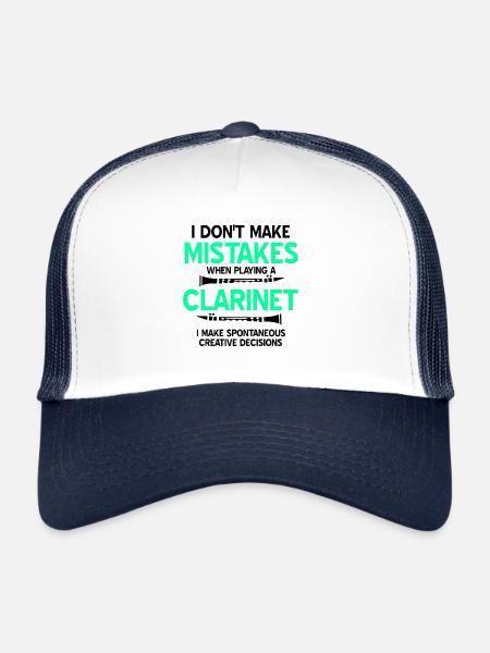 clarinet - Trucker Cap - white/navy