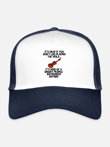 Alto - Casquette trucker  - blanc/marine - Devant