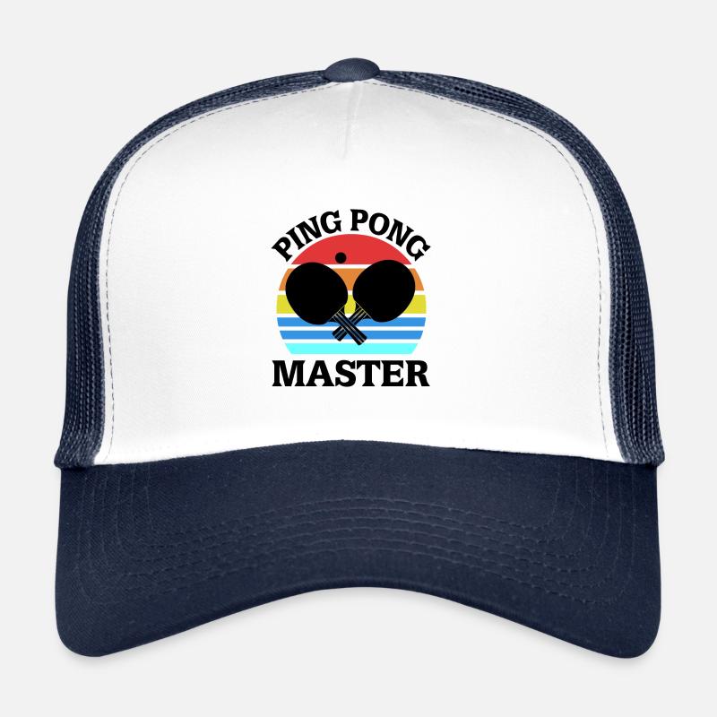 Table tennis - Trucker Cap - white/navy