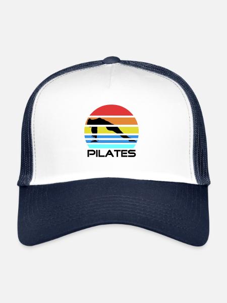 Pilates - Trucker Cap - white/navy - Front