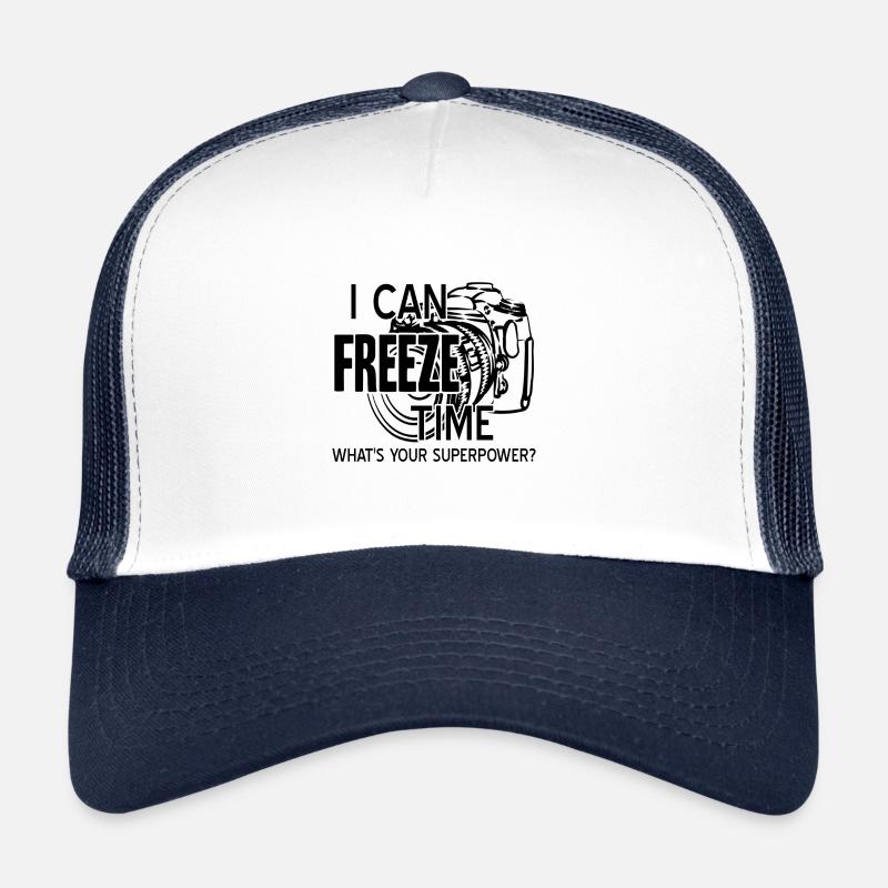 Fotograf - Trucker Cap - Weiß/Navy