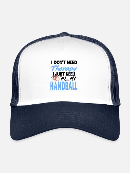 Handball - Trucker Cap - white/navy - Front