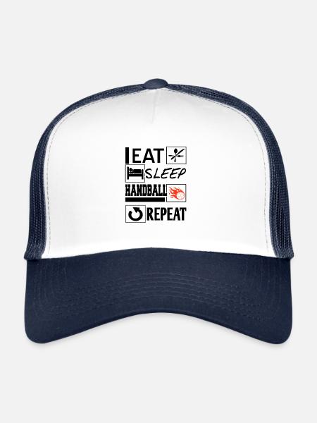 Handball - Trucker Cap - white/navy - Front