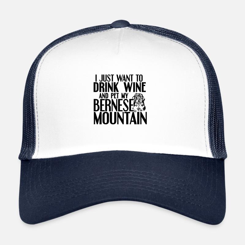 Bernese Mountain Dog Trucker Cap