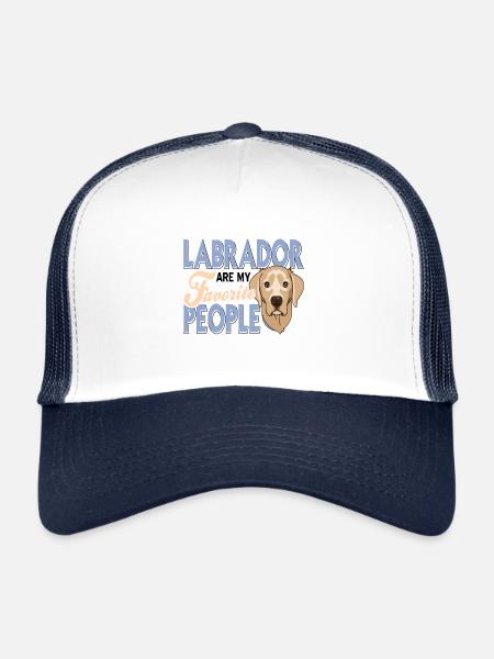 Labrador - Casquette trucker  - blanc/marine - Devant