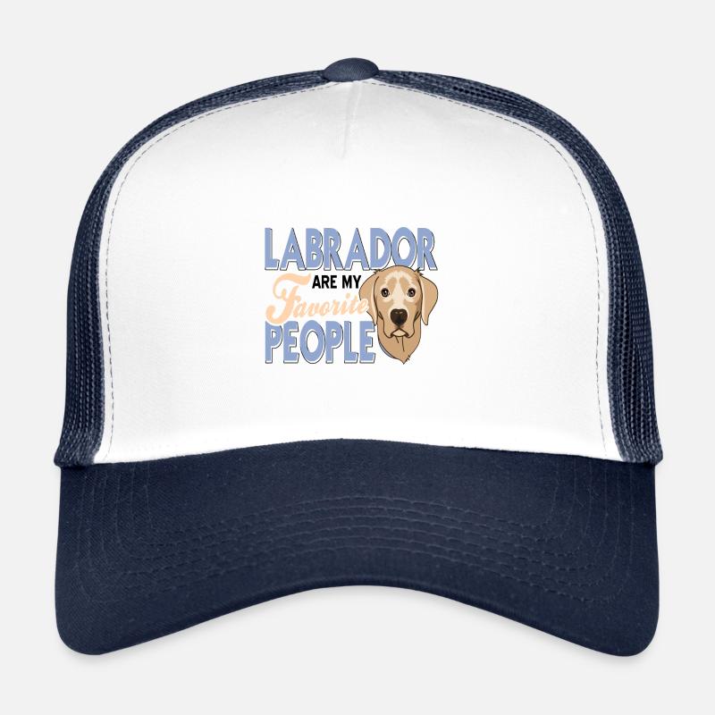 Labrador - Casquette trucker  - blanc/marine