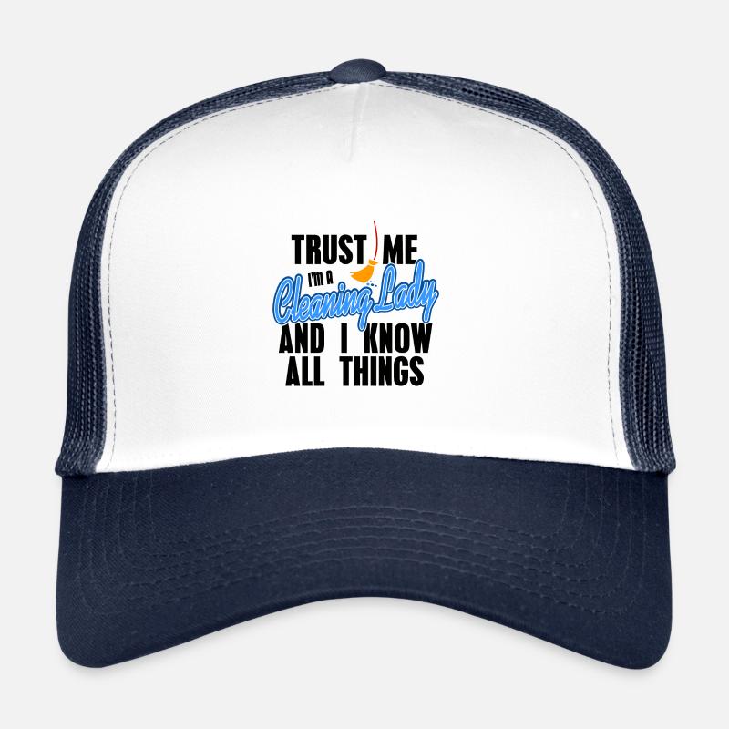 Putzfrau Geschenk Trucker Cap