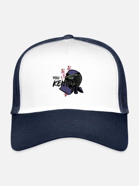 Kendo - Trucker Cap - white/navy - Front