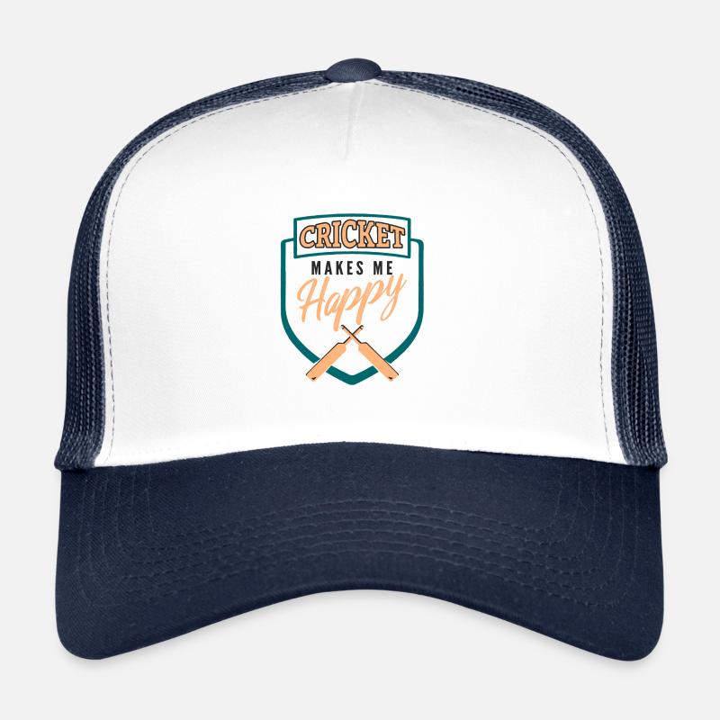 Cadeau de sport de balle de cricket de cricket de cricket Casquette trucker 