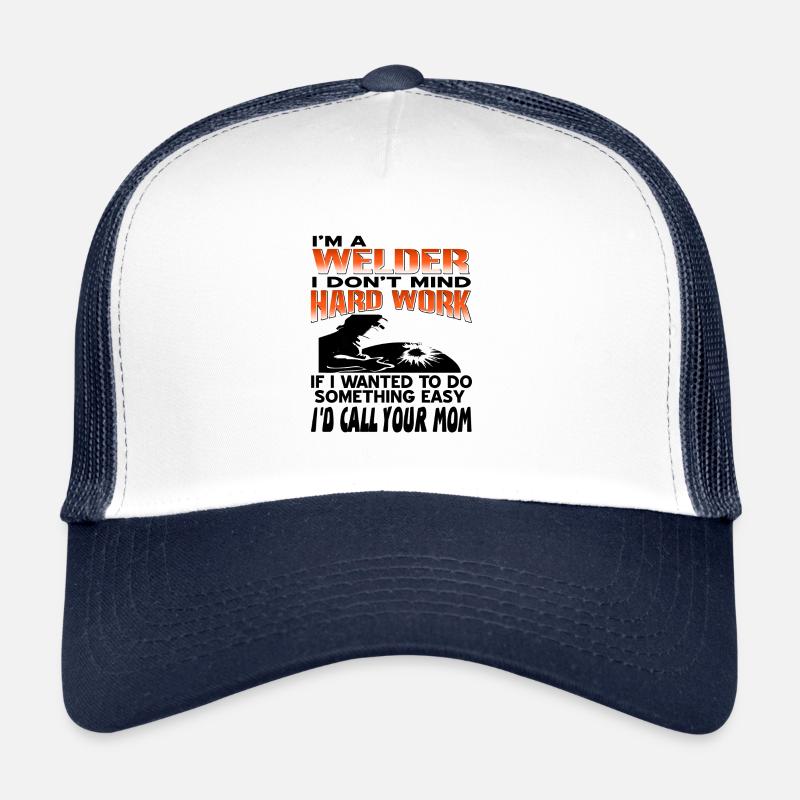 welder - Trucker Cap - white/navy