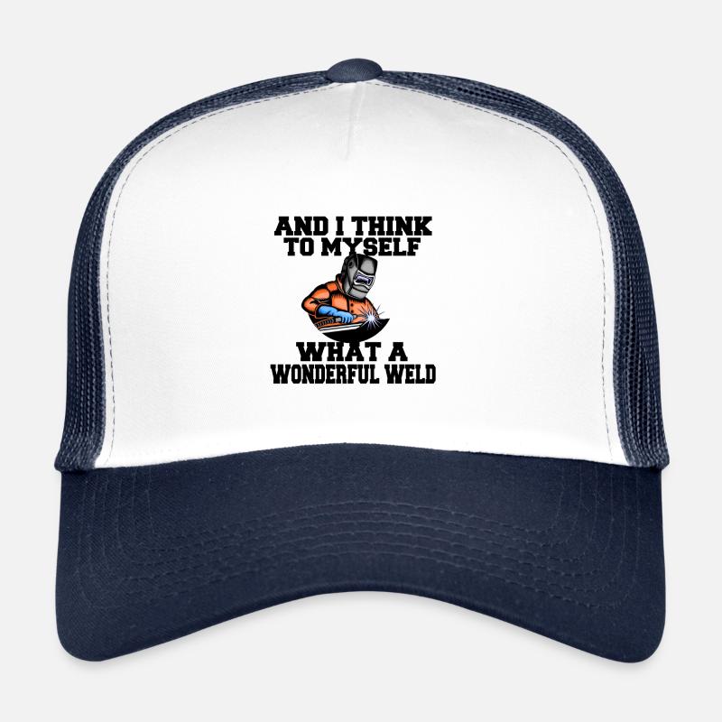 welder - Trucker Cap - white/navy
