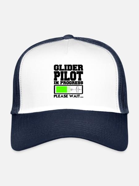 Gliding Glider pilots - Trucker Cap - white/navy - Front