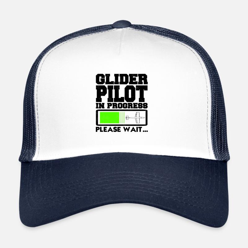 Segelfliegen Segelflieger - Trucker Cap - Weiß/Navy