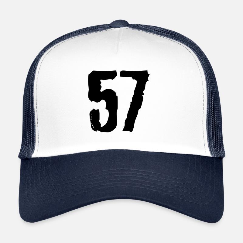 57 number jersey Trucker Cap