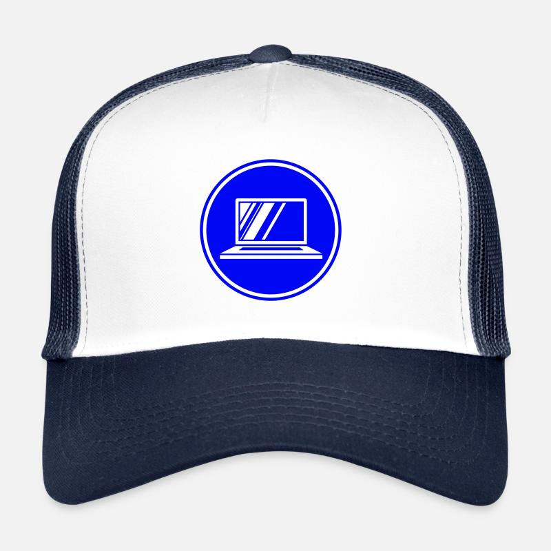 Laptop Symbol Trucker Cap
