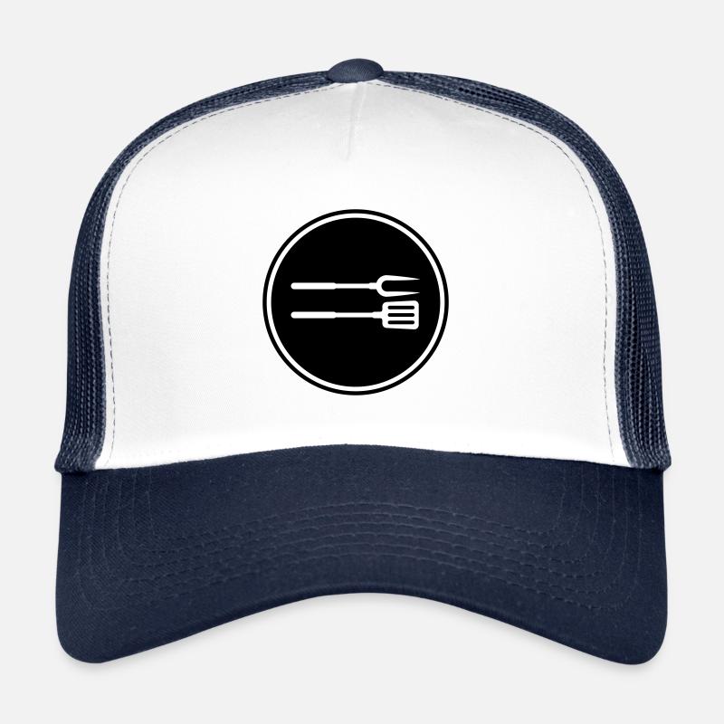Grillzange Grillen Symbol Trucker Cap