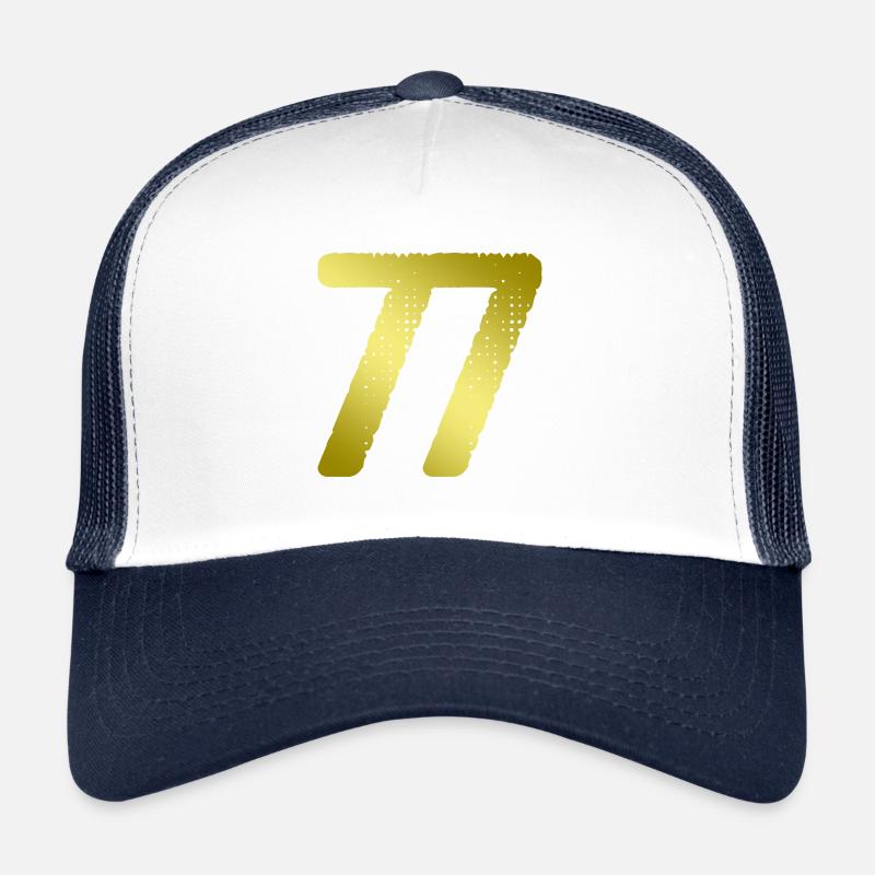 77 Zahl Trikot Trucker Cap