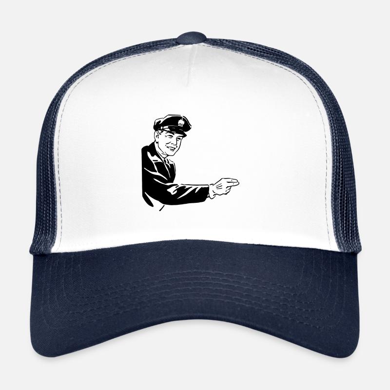 Policier Casquette trucker 