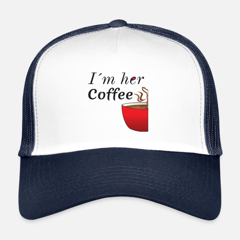 Wie Kaffee und Milch - Partner Paar Shirt Coffee Trucker Cap
